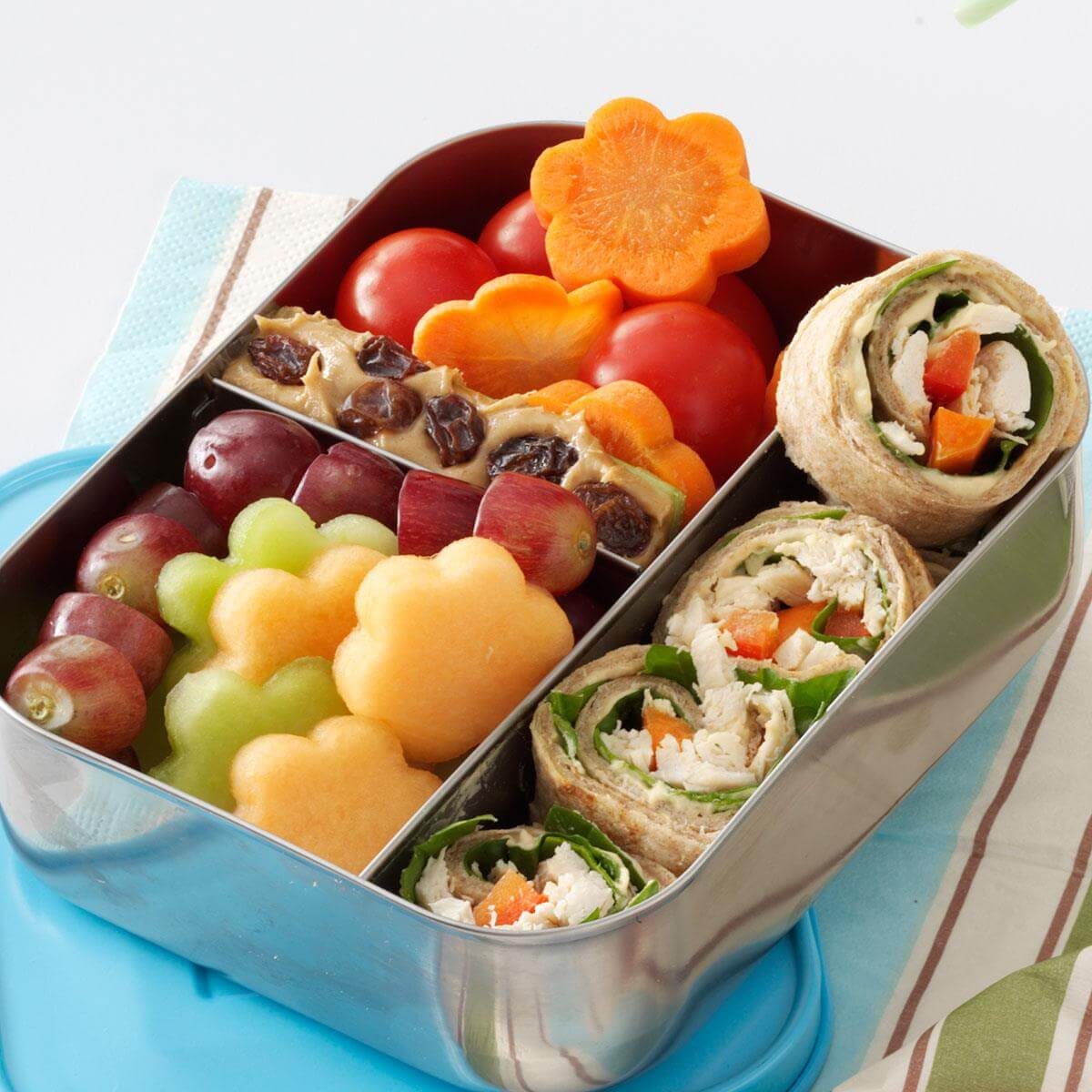 简单的学校午餐创意-盒装午餐