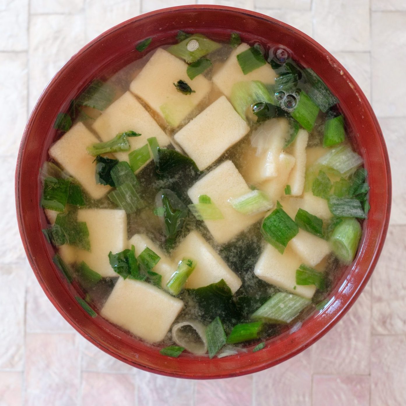 豆腐韭菜味噌汤