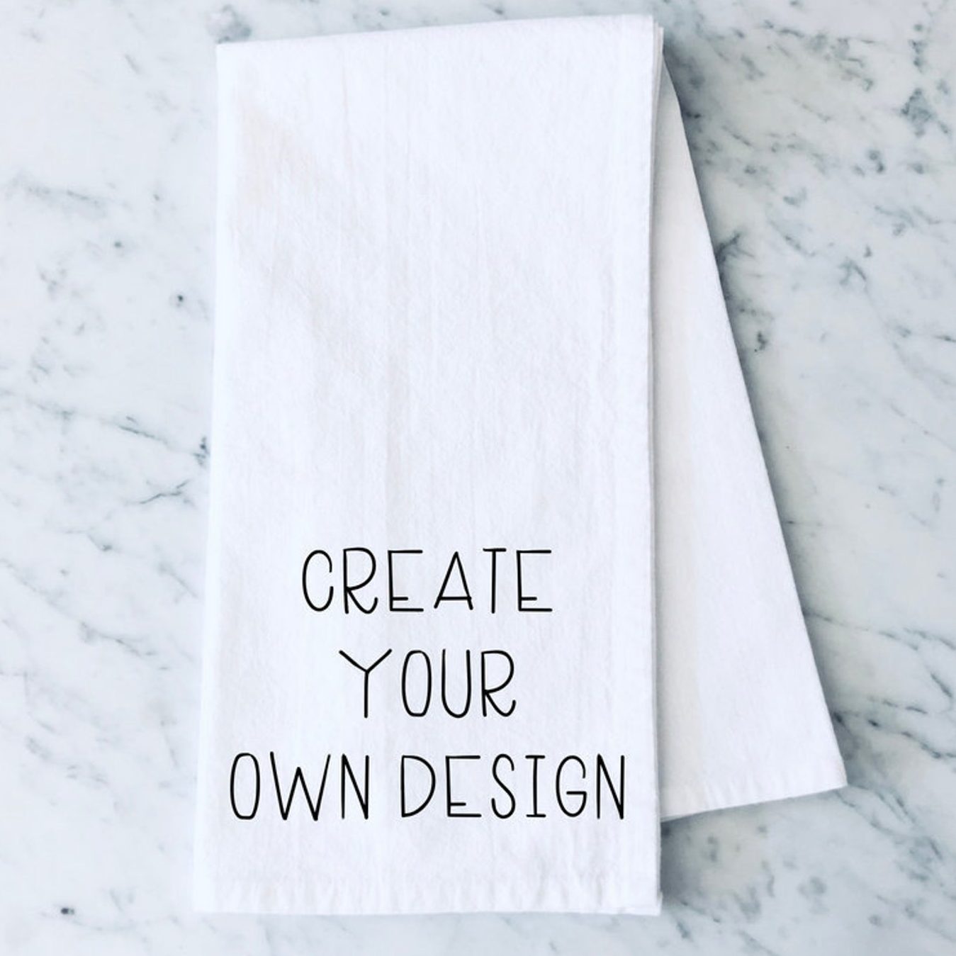 创造你自己设计的茶巾