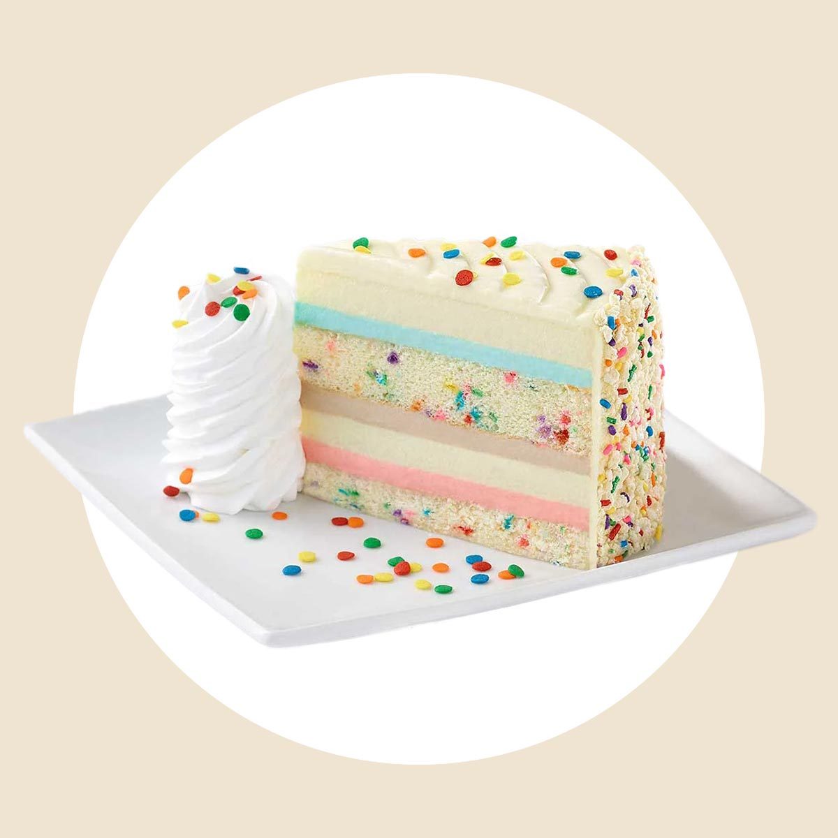 芝士蛋糕工厂生日彩纸蛋糕