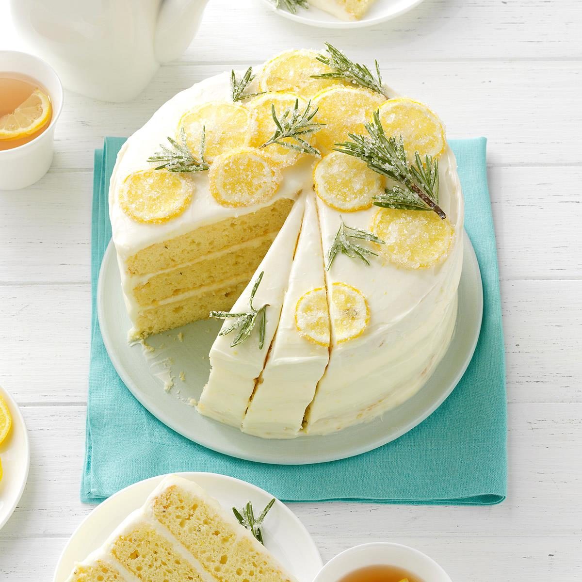 Lemon-Rosemary夹心蛋糕