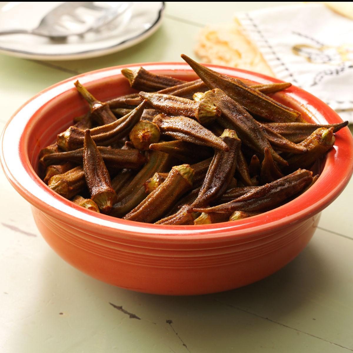 Air-Fryer Okra with Smoked Paprika